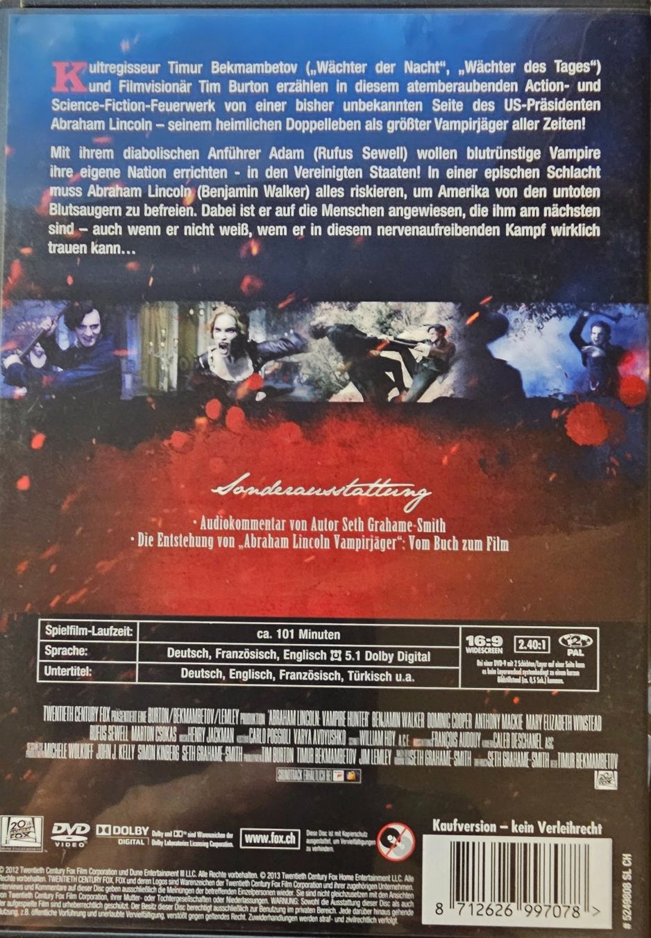 Tous les DVDs: Vampirjäger – D'occasion à Wahlen b. Laufen par Cg10 1