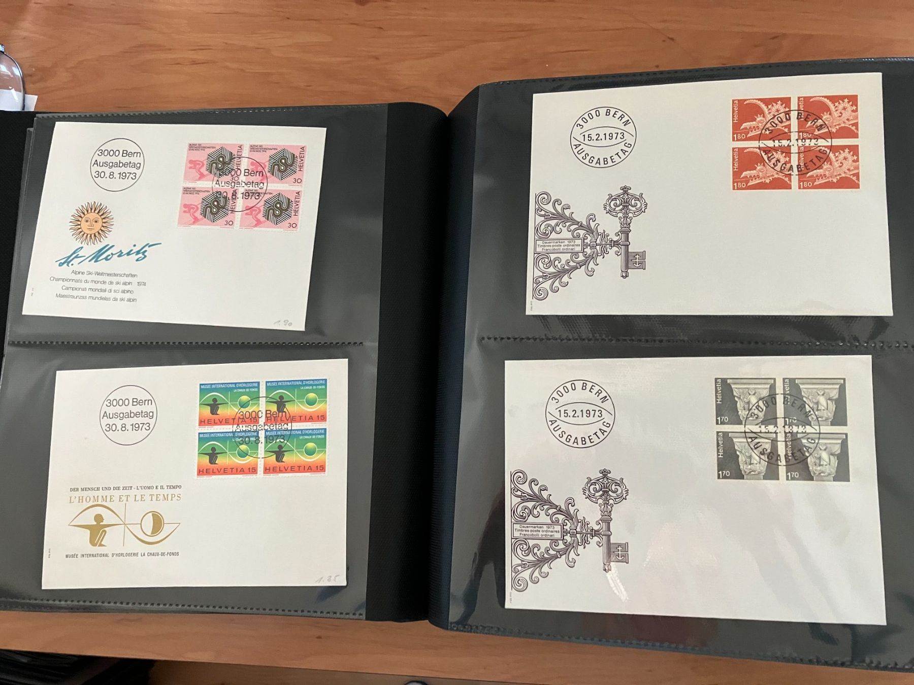 Album: Grosse Sammlung mit Ersttagsbriefen Schweiz – Nuovo (secondo la descrizione) da Menzingen venduto da Wlukas 4