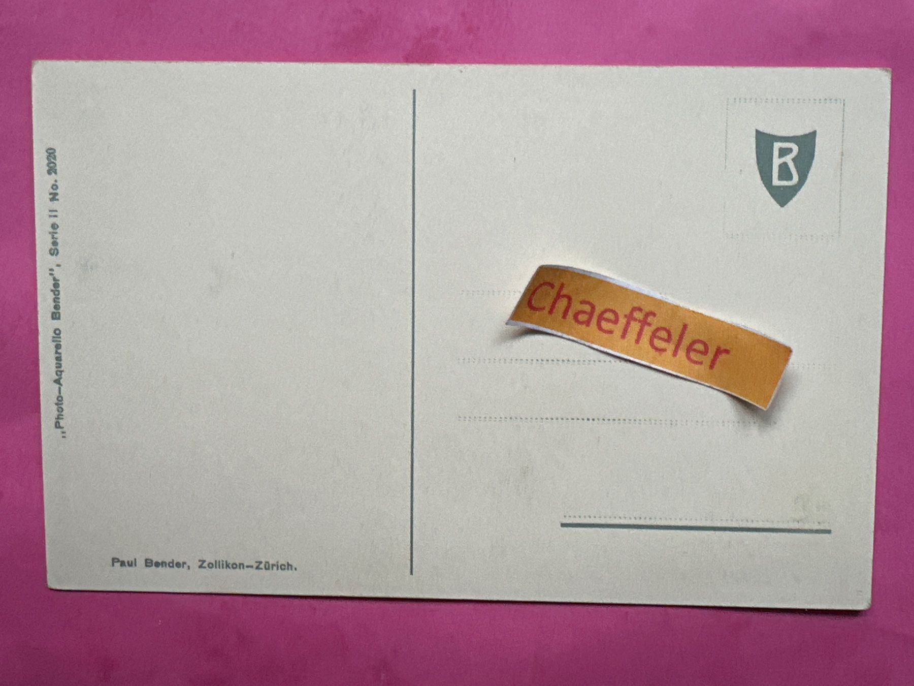 Cartoline postali: 2020 Lugano e Monte S. Salvatore. – Usato da Zürich venduto da Chaeffeler 1