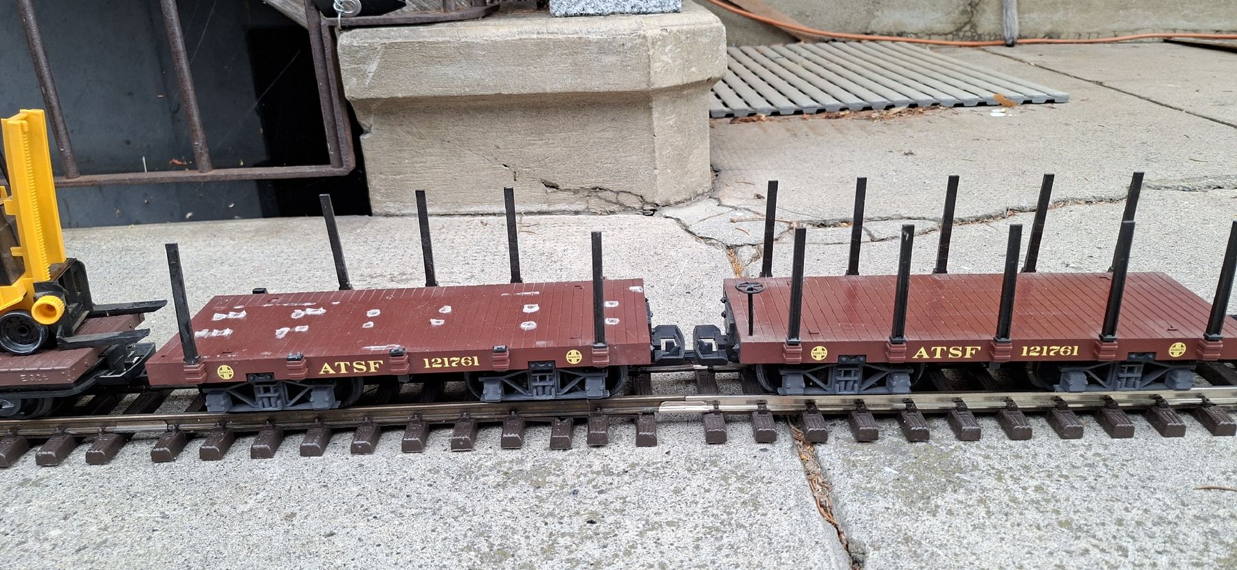 LGB Modellini di ferrovie: LGB Güterzug  7 Tlg. – Usato da Münsingen venduto da wd65 6