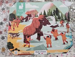Janod Panorama Puzzle Presitorische Steinzeit 100 Teile