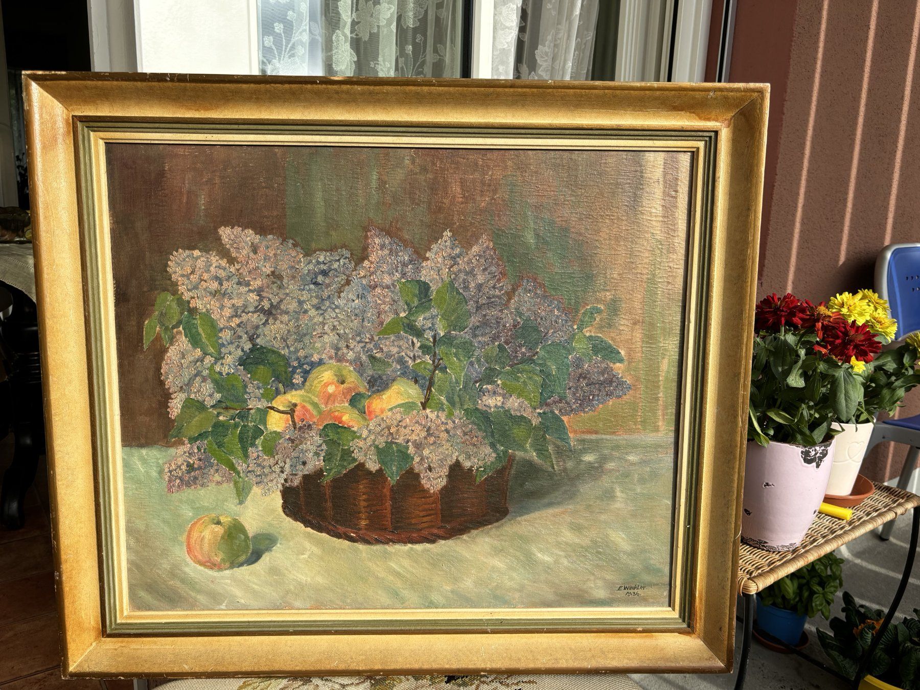Dipinti: EXKLUSIVE Alte Bild Sig. E.Winkler – Usato da Zürich venduto da Nofelet31 8