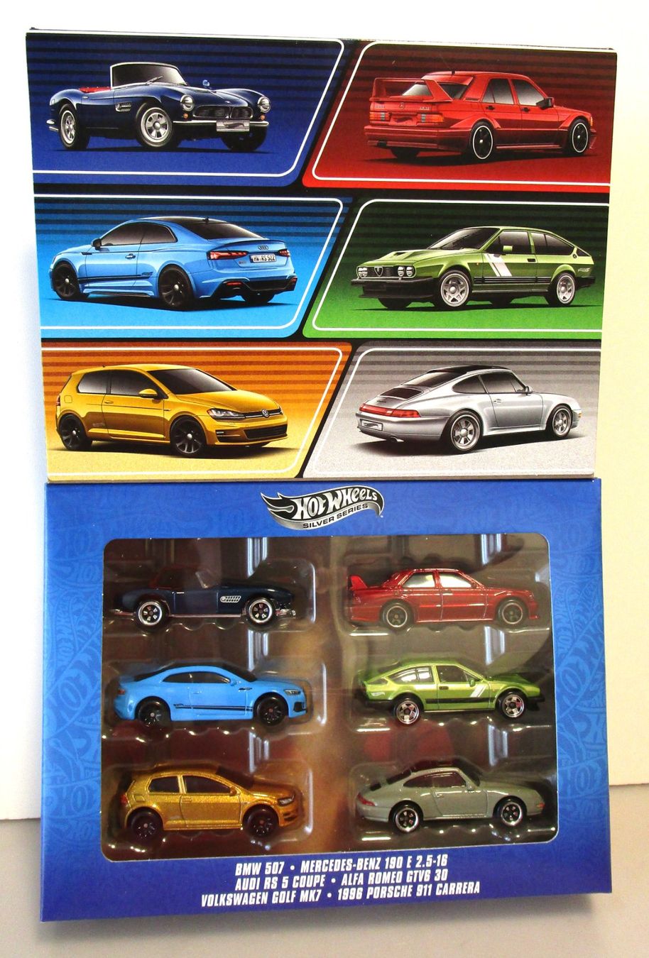 Hot Wheels Modellini d'auto: HOT WHEELS SILVER SERIES PACK 6 VOITURES - JBY79 – Nuovo e nell'imballaggio originale da Chêne-Bourg venduto da breno56 1