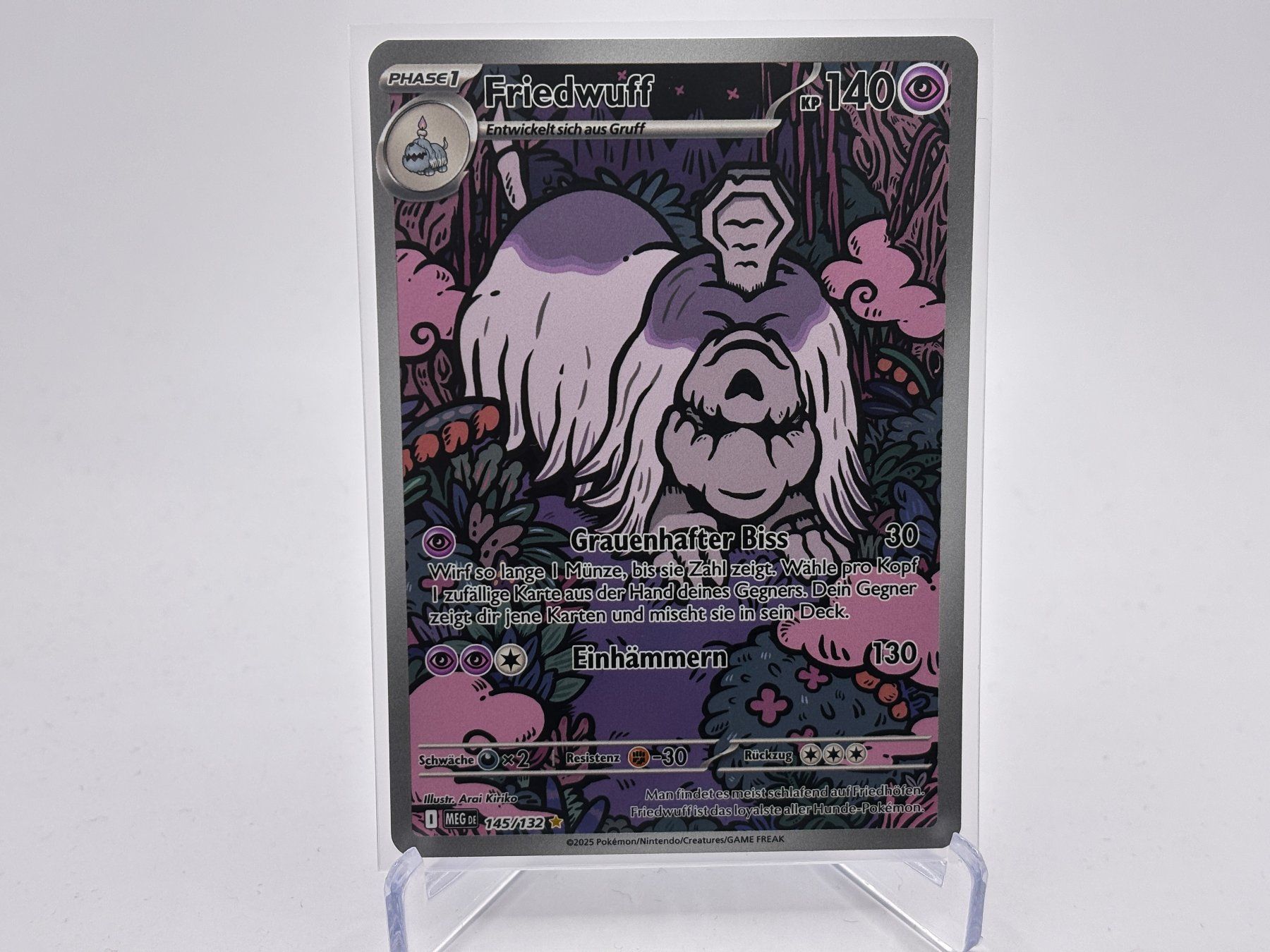 Pokémon Sammelbilder & Trading cards: Mega-Entwicklung - Friedwuff  (MEG 145) - DE – Neu (gemäss Beschreibung) aus Allschwil von Bullach