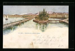 Genève, Genève et le Mont-Blanc, 1901