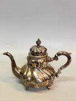 Versilberte Kaffeekanne antik