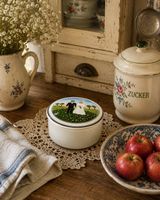 Porzellandose „Heirat“ Villeroy Boch Naif in Bestzustand