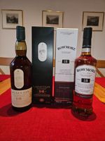 Whisky aus Schottland - Bowmore 18 und Lagavulin 16 Jahre
