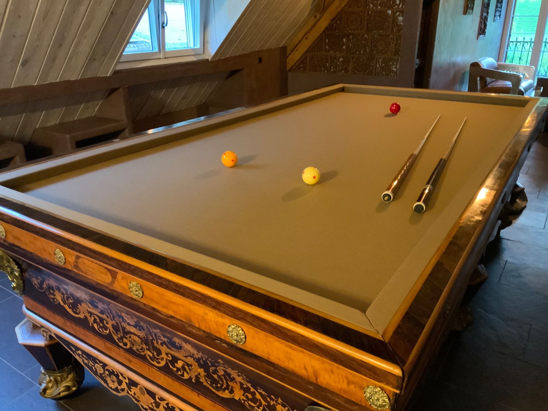 Billiardtische: Billard ancien XIX Carambole type Charles X – Gebraucht aus Bex von prb_8wzv 6