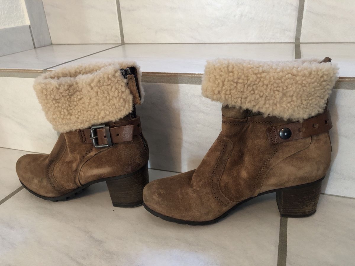 Scarpe da donna: Stiefeletten Wildleder Manas Gr. 37 – Usato da Büren SO venduto da Nuri09 3