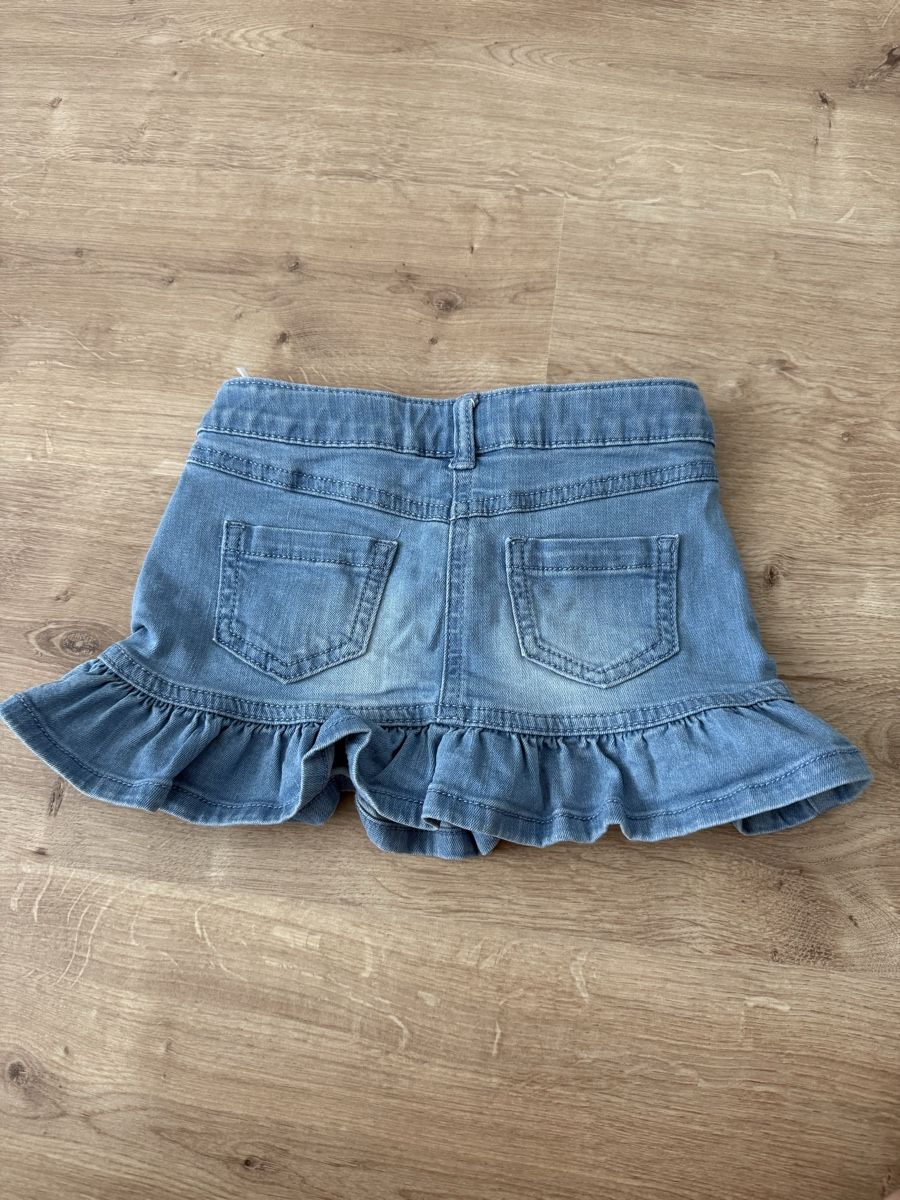 C&A Kleider & Röcke: C&A Jeans Jupe Gr. 98 mit Blumen – Neu (gemäss Beschreibung) aus Meierskappel von Similein93 1
