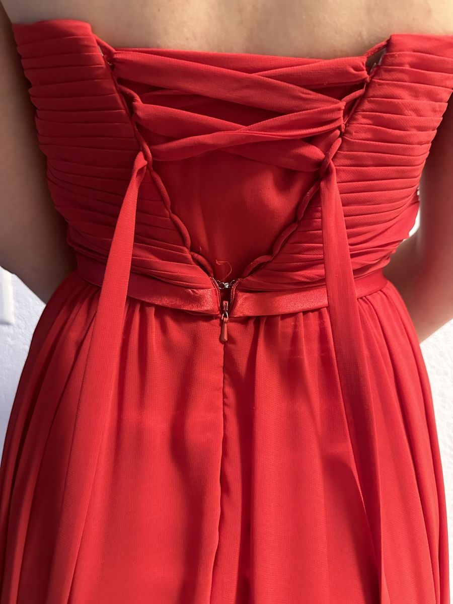 Vestiti: Abendkleid Rot Grösse S/M – Nuovo (secondo la descrizione) da Erlinsbach SO venduto da Topf12 3