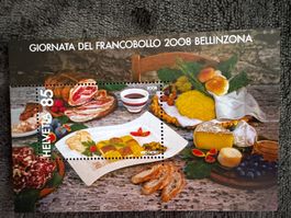 MARKEN 2008 GIORNATA DEL FRANCOBOLLO BELLINZONA, POSTFRISCH