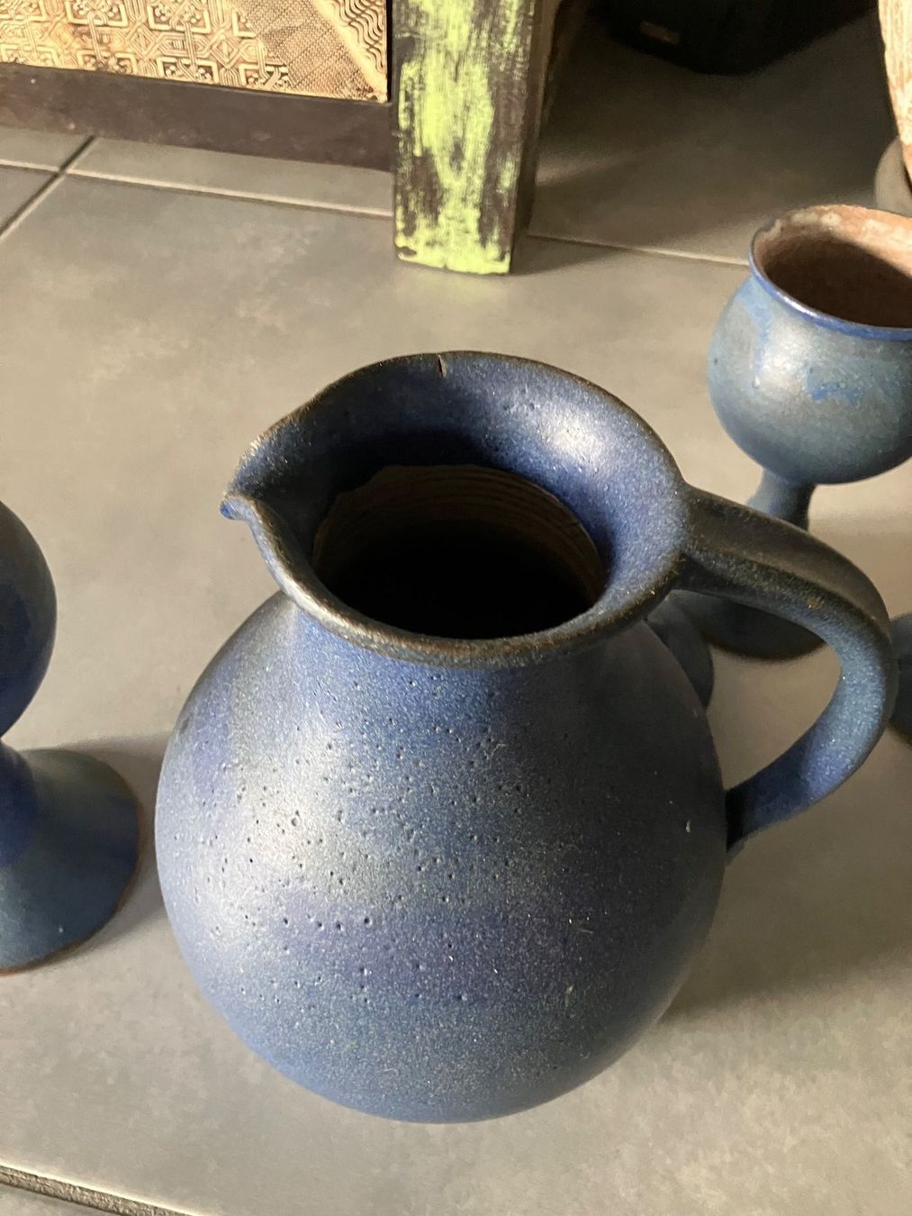 Caraffe: Steinzeug Karaffe und Krüge – Usato da Landschlacht venduto da brisi02 1