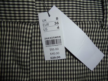 ROCK / JUPE VON TOPSHOP PETITE GR. 36