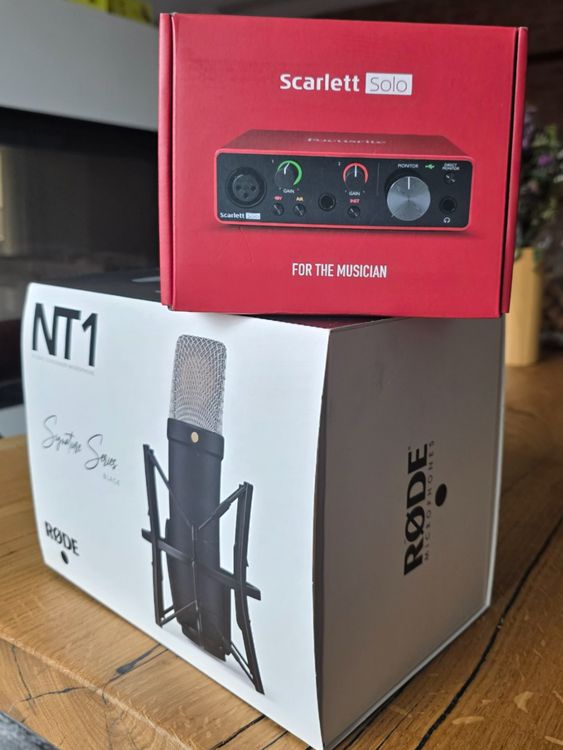 PACK : Micro Rode NT1 + Focusrite Scarlett Solo (Neuf (Voir description ...