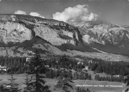 Flims Graubünden Flims Waldhaus  Fidaz mit Flimserstein G