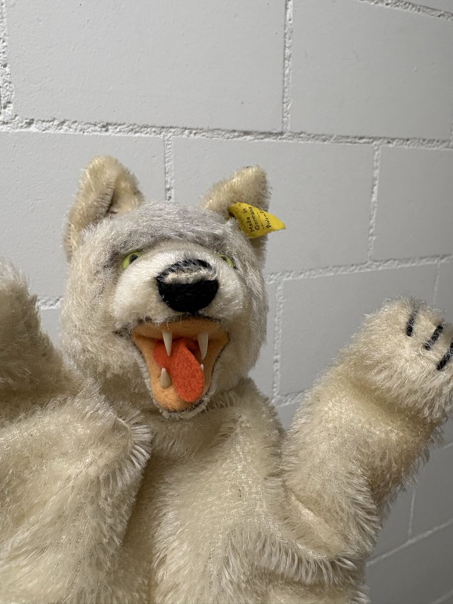 Steiff Spielzeuge: Steiff Wolf „Loopey“, Handpuppe, 60er – Gebraucht aus Dübendorf von NWelti 2