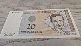 20 Konvertibilnih Maraka Bosnien und Herzegowina