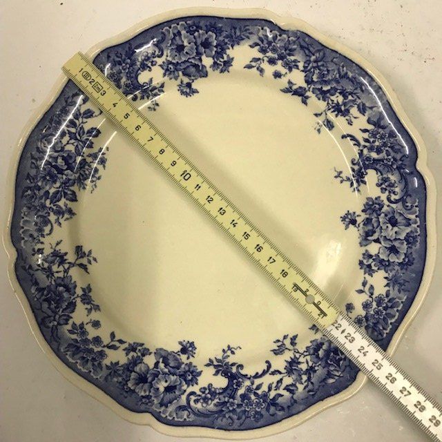 Villeroy & Boch Piatti: alter Teller von Villeroy & Boch blaue Randmusterung – Usato da Zürich venduto da gigimai67 6