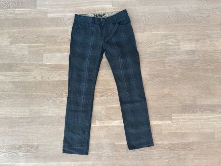 Levi's 511 kariert schwarz grau 32/34