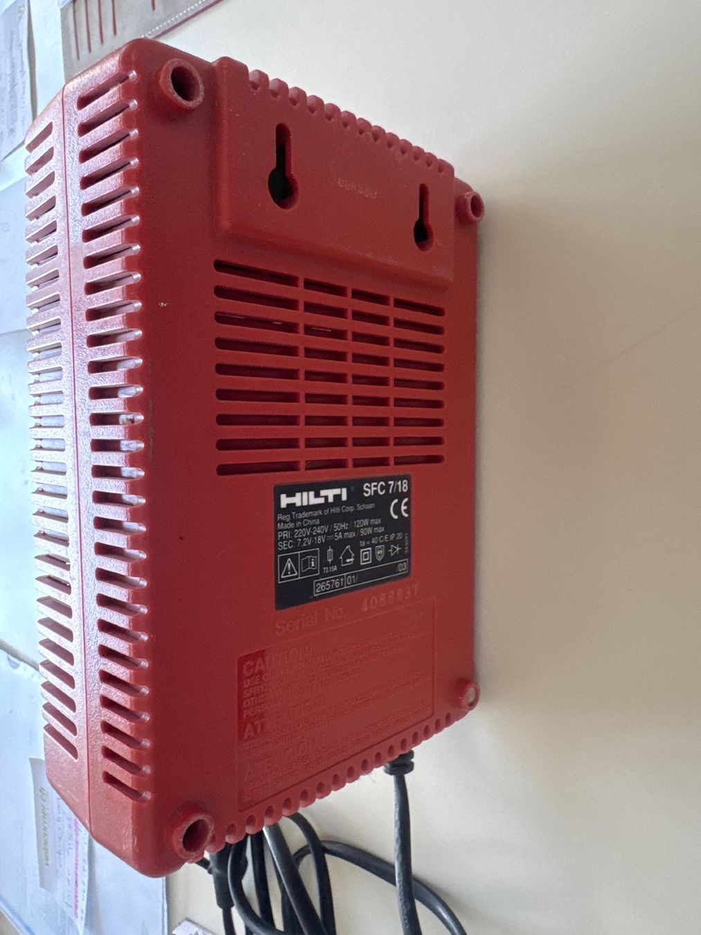 Hilti Akkus & Batterien: Ladegerät Hilti SFC 7/18 – Gebraucht aus Aarwangen von rudolf1960 2