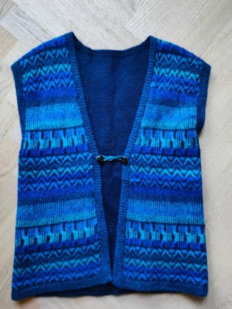 Gilet aus reiner Alpaka-Wolle