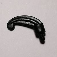 LEGO Black Minifigure, Plume Feather SMALL 4502a