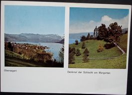 OBERÄGERI Denkmal der Schlacht am Morgarten