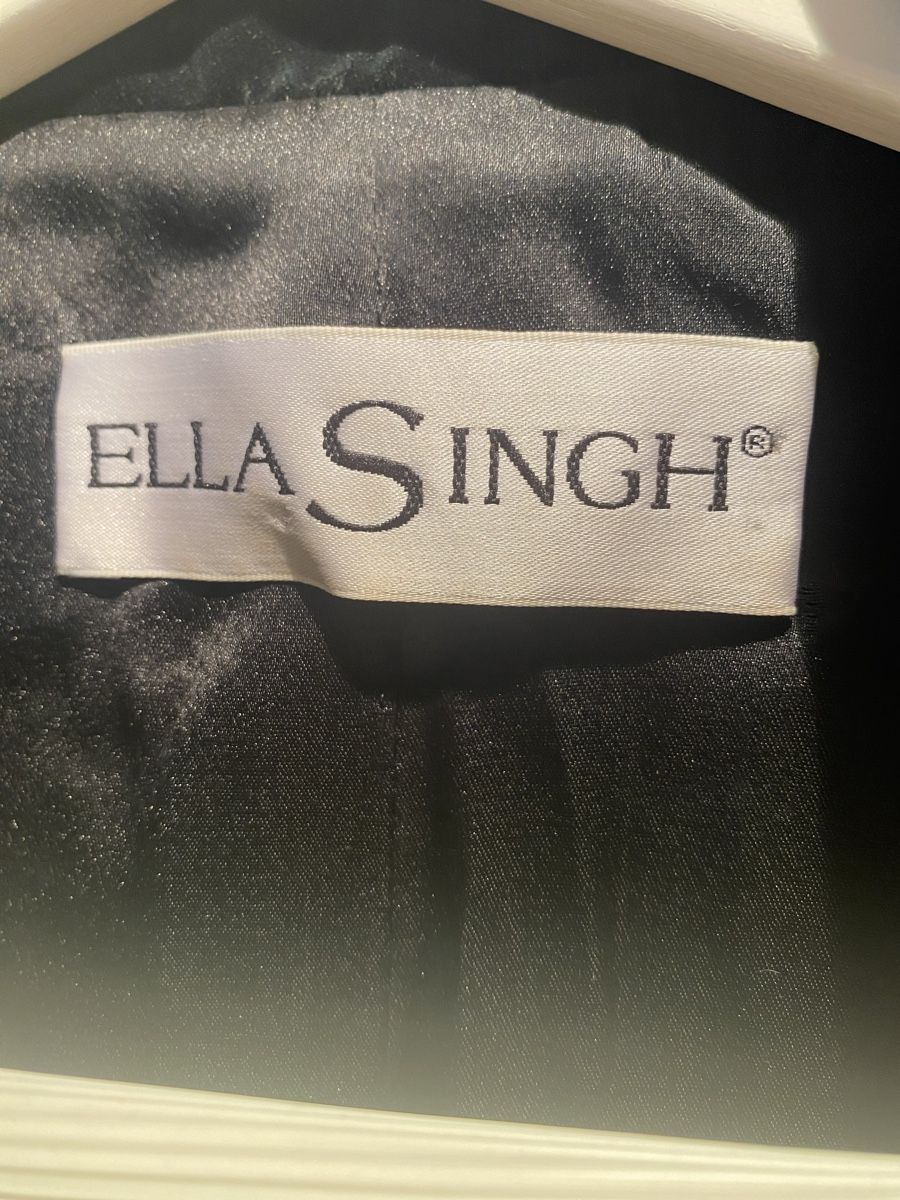 Giacche: Ella Singh Jacke Samt Grösse S Schwarz 100% Cotton – Usato da Stäfa venduto da ika.rus 1