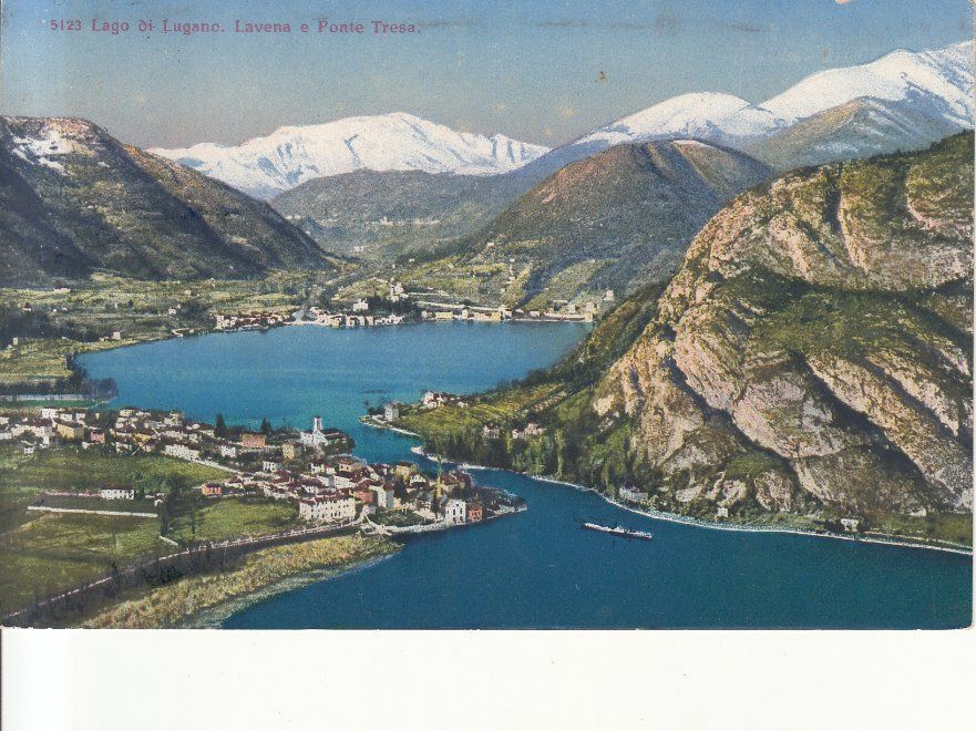 Ansichtskarten: Lavena Ponte Tresa 1921 – Gebraucht aus Bürglen TG von StampGraf