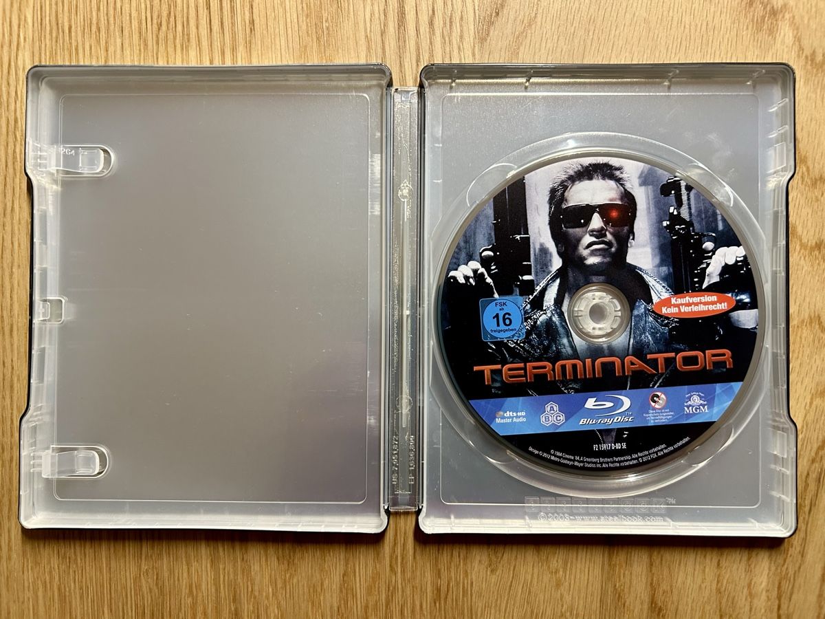 Tutti i DVDs: THE TERMINATOR Steelbook / Blu-ray – Usato da Kriens venduto da Phippu_81 2