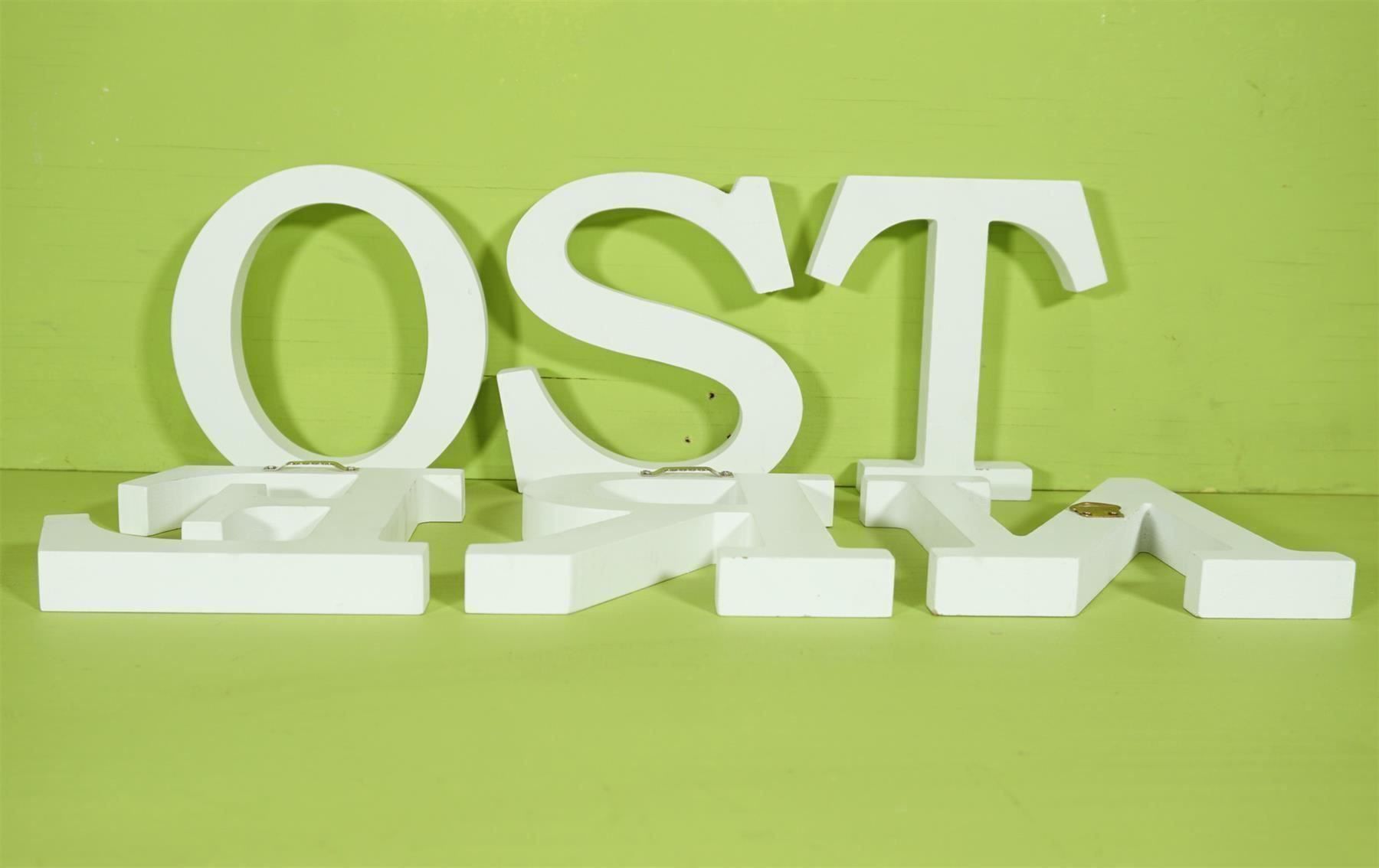 Tutte le decorazioni: 6 Deko Holz Buchstaben 15cm – Usato da Meggen venduto da Brockitare 3