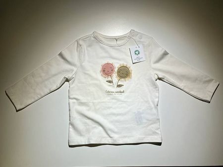 Weiches Langarm-Shirt  - Gr.  80 - NEU
