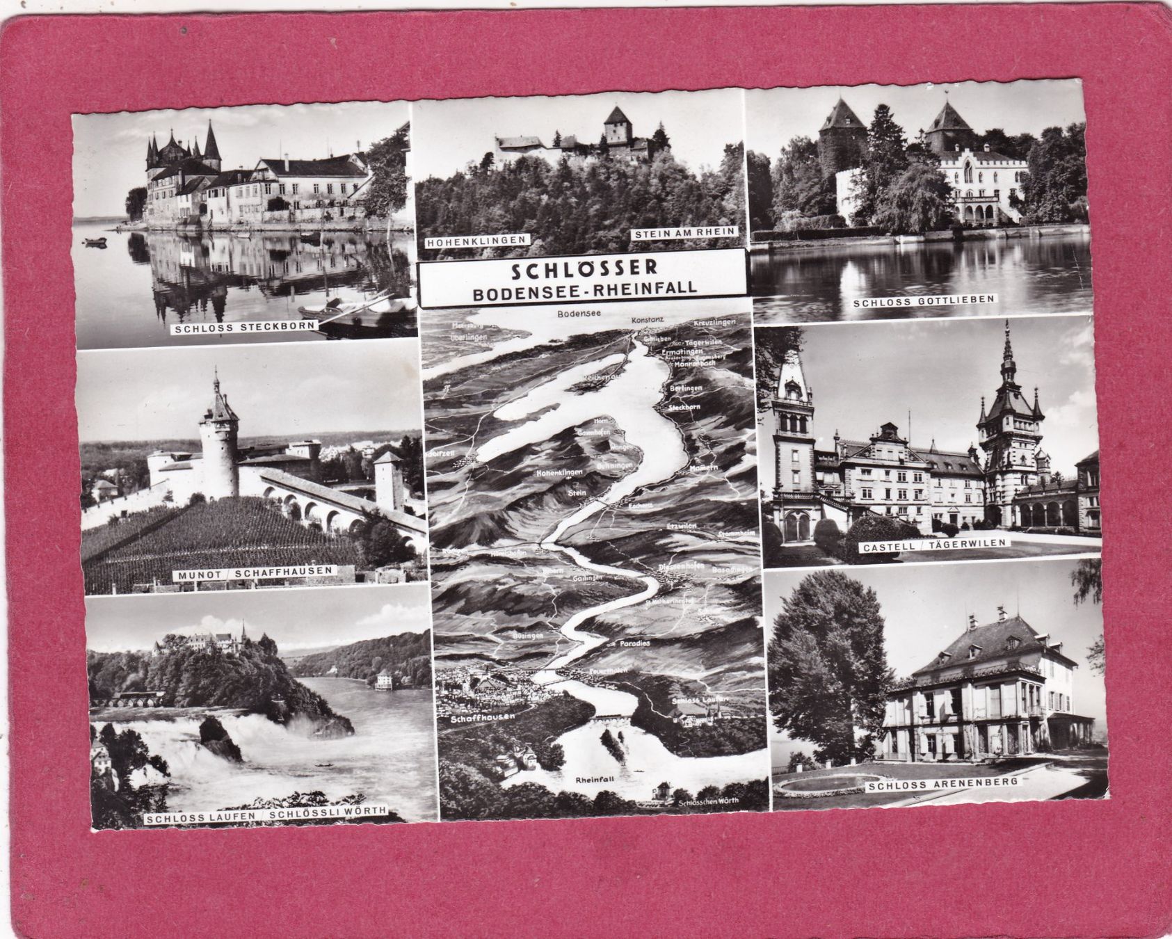 Cartes postales: Schlösser Bodensee Rheinfall 1962 – D'occasion à Herisau par Lisegrat2008