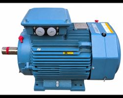 Elektromotor ABB Drehstrommotor blau gebrauchter Zustand