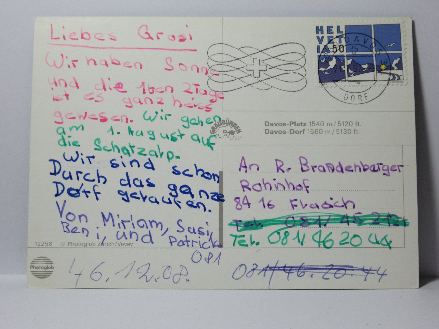 Cartes postales: Davos  2008 – D'occasion à Grenchen par Bluemchen1900 1