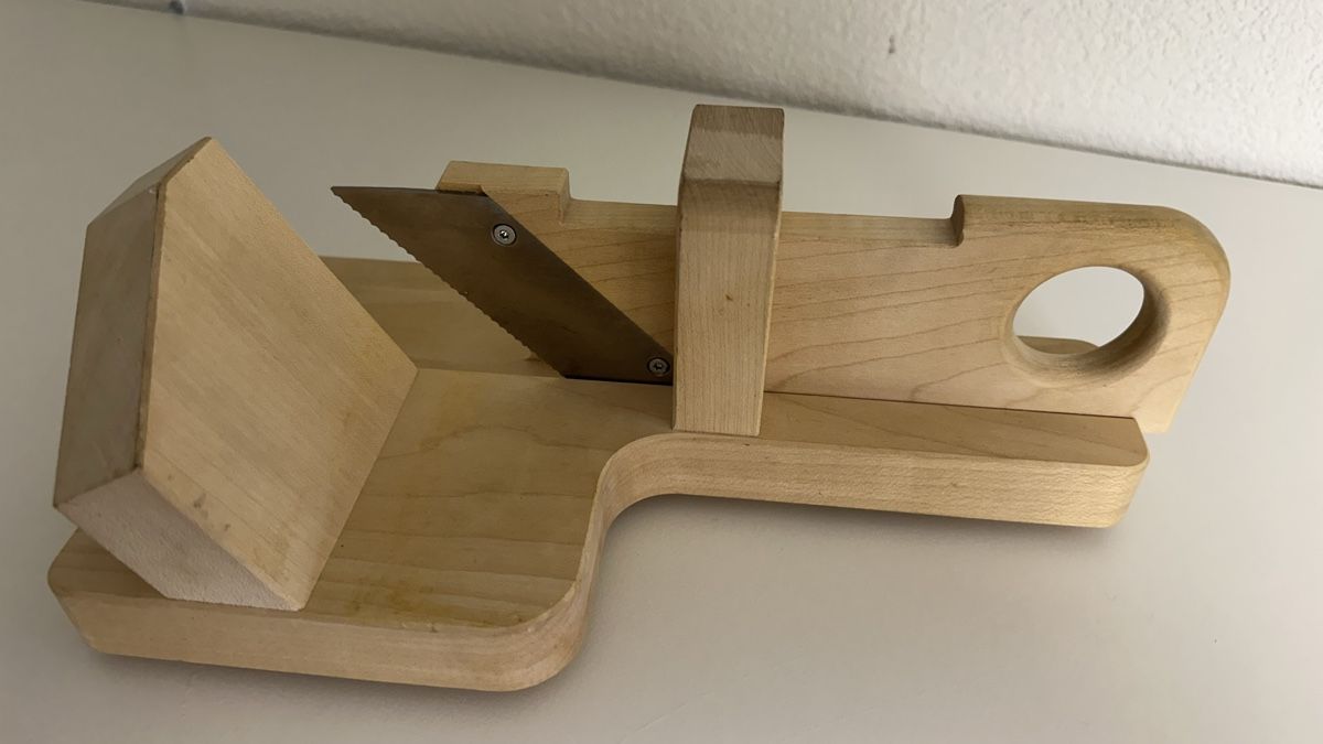 Elettrodomestici da cucina: Wurst-Hobel-Schneider aus Holz – Nuovo (secondo la descrizione) da Krauchthal venduto da Kiddy32 1