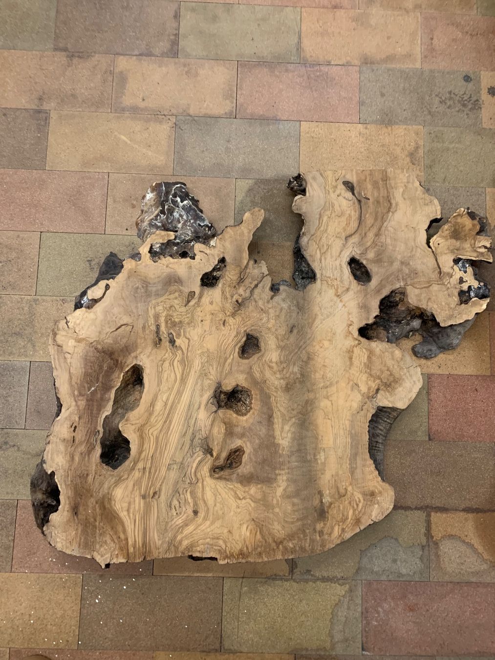 Holzartikel: Olivenholz Scheibe / Brett – Gebraucht aus Seedorf UR von Lochy 2