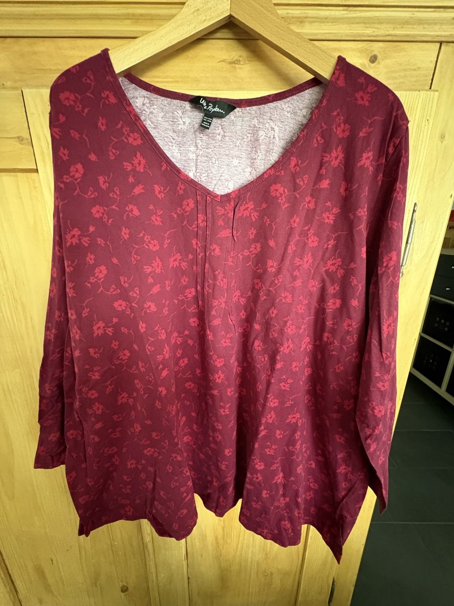 Ulla Popken T-Shirts: Shirt langarm  - Grösse 54/56 - Ulla Popken – Neu (gemäss Beschreibung) aus Oberuzwil von jabano