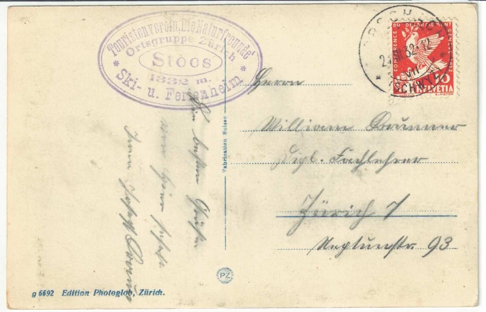 Cartoline postali: Stoos - Kapelle mit den Mythen im Winter – Usato da Ettingen venduto da Kartenplanet 1