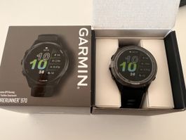 Garmin Forerunner 970 Smartwatch schwarz neuwertig