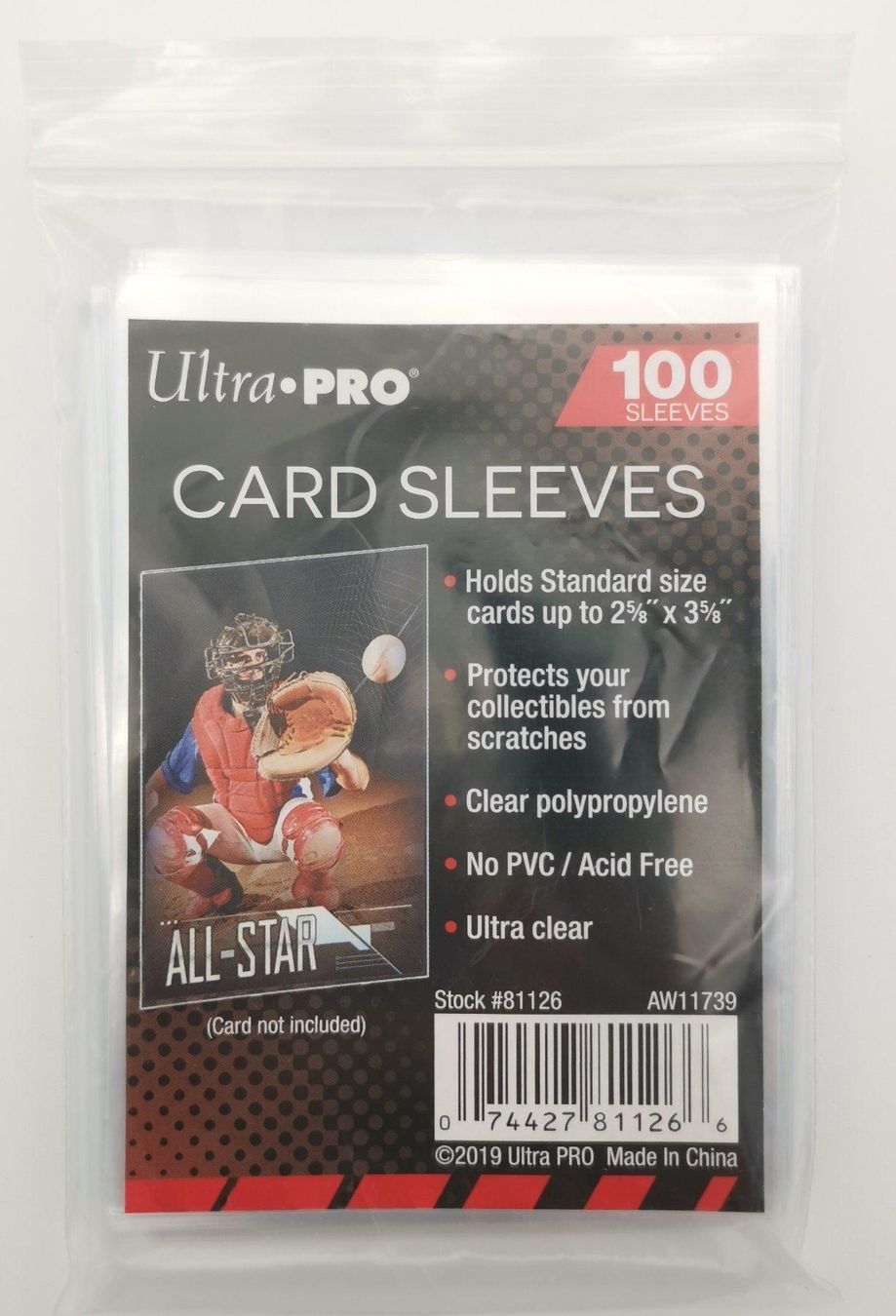 Karten: Ultra Pro - Card Sleeves / 100 Stk. – Neu und originalverpackt aus Niederglatt ZH von RetroBros