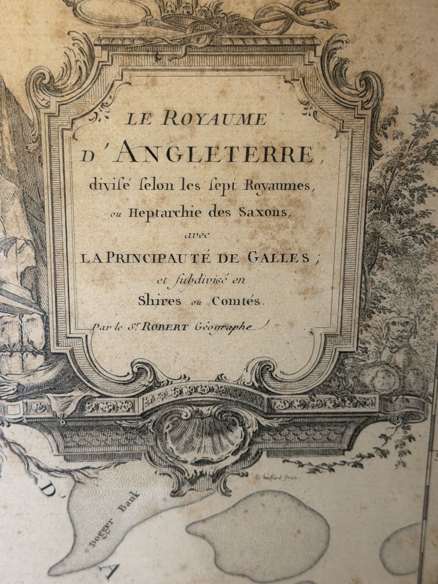 Cartine & Atlanti: Carte ancienne Royaume Angleterre Robert  – Usato da montreux venduto da Always-Good 1