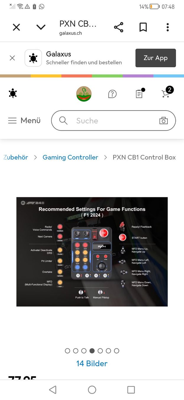 Controller: Simracing PXN BUTTONBOX – Usato da Altnau venduto da playboy 2