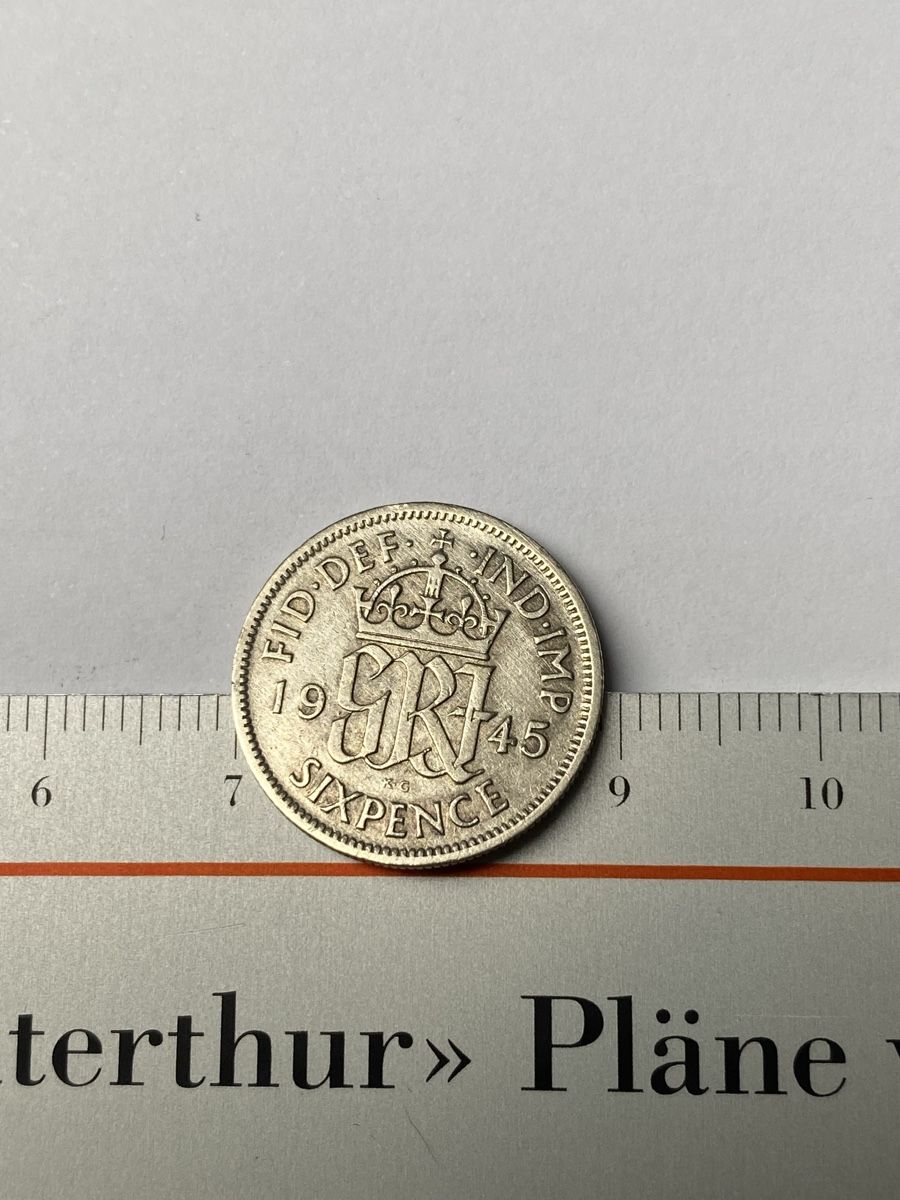 Tutti le monete: 6 pence 1945 AG – Usato da Payerne venduto da Mike1682 3