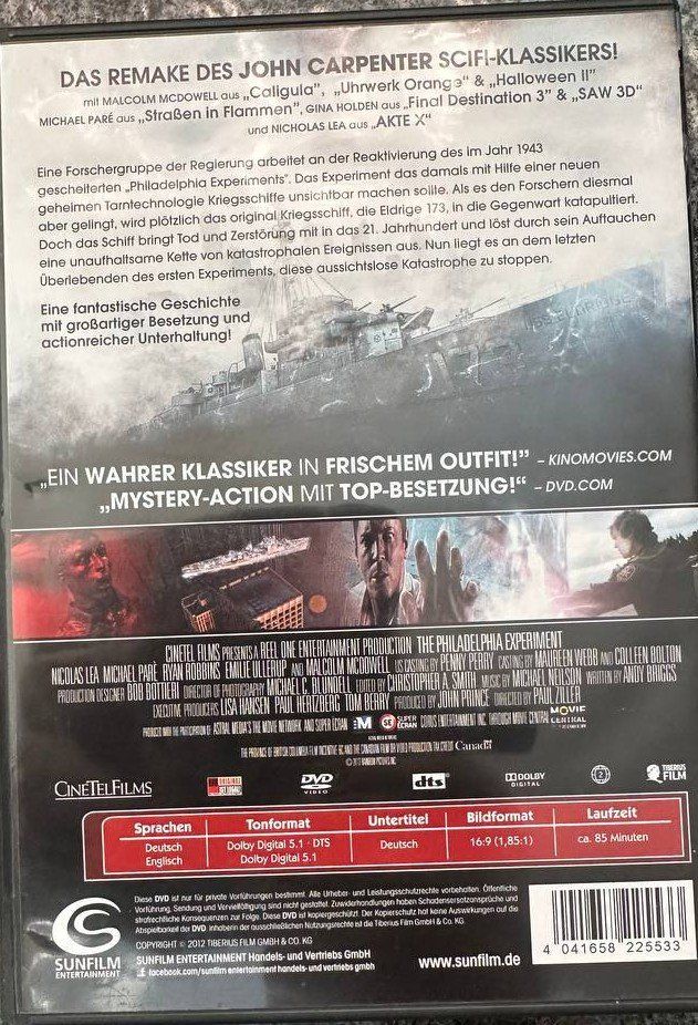 Tutti i DVDs: 3 DVDs: Das Philadelphia Experiment, Countdown, Reactivated – Usato da Beringen venduto da Mantafisch1 3
