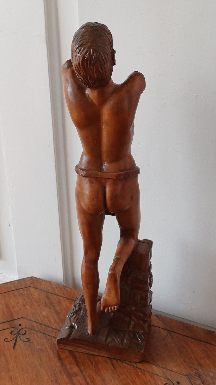 Sculture & Statue: Schöne Holzfigur geschnitzt – Usato da Flawil venduto da Naphtali