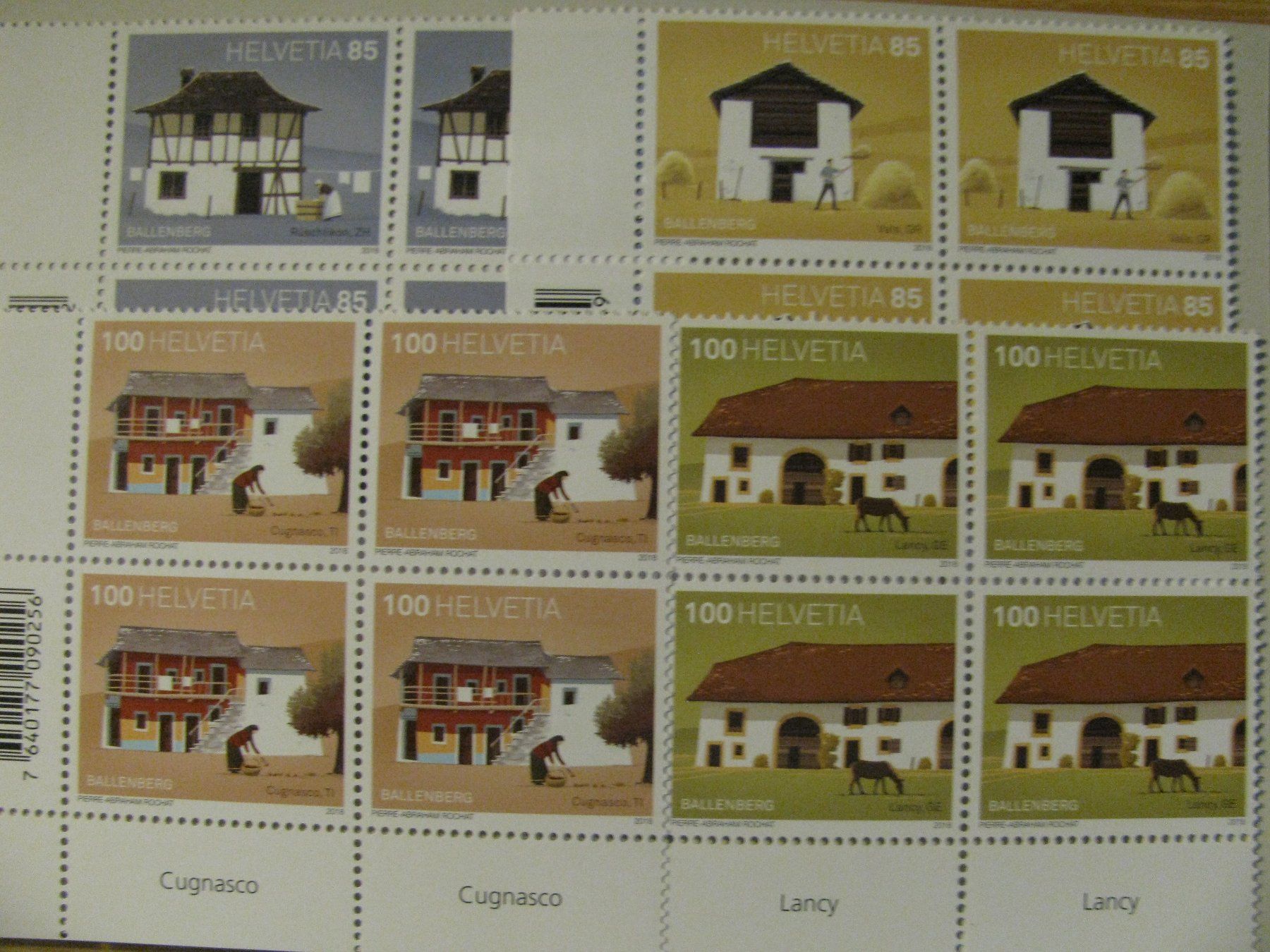 Tous les timbres: 4er Block Postfrisch Ballenberg – Neuf (Voir description) à Biel/Bienne par QBORNES63