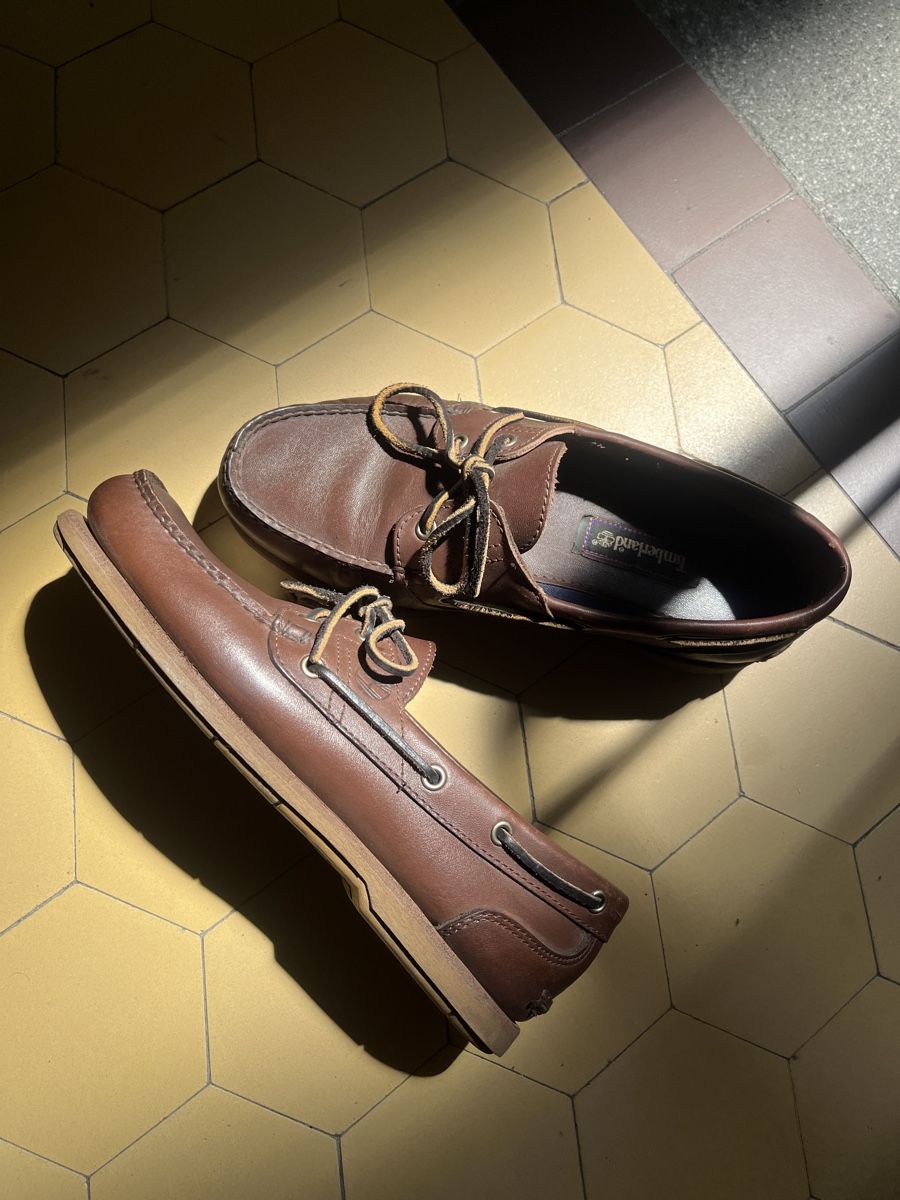 Timberland Herrenschuhe: Timberland Bootsschuhe braun Grösse 42 Neuwertig – Gebraucht aus Zürich von 3rdmonkey